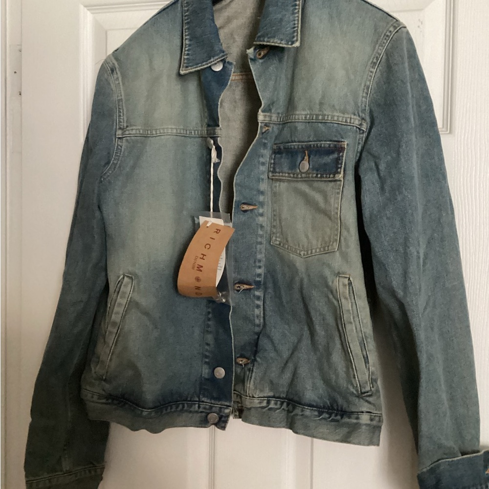 Richmond Men's Blue Denim Jacket